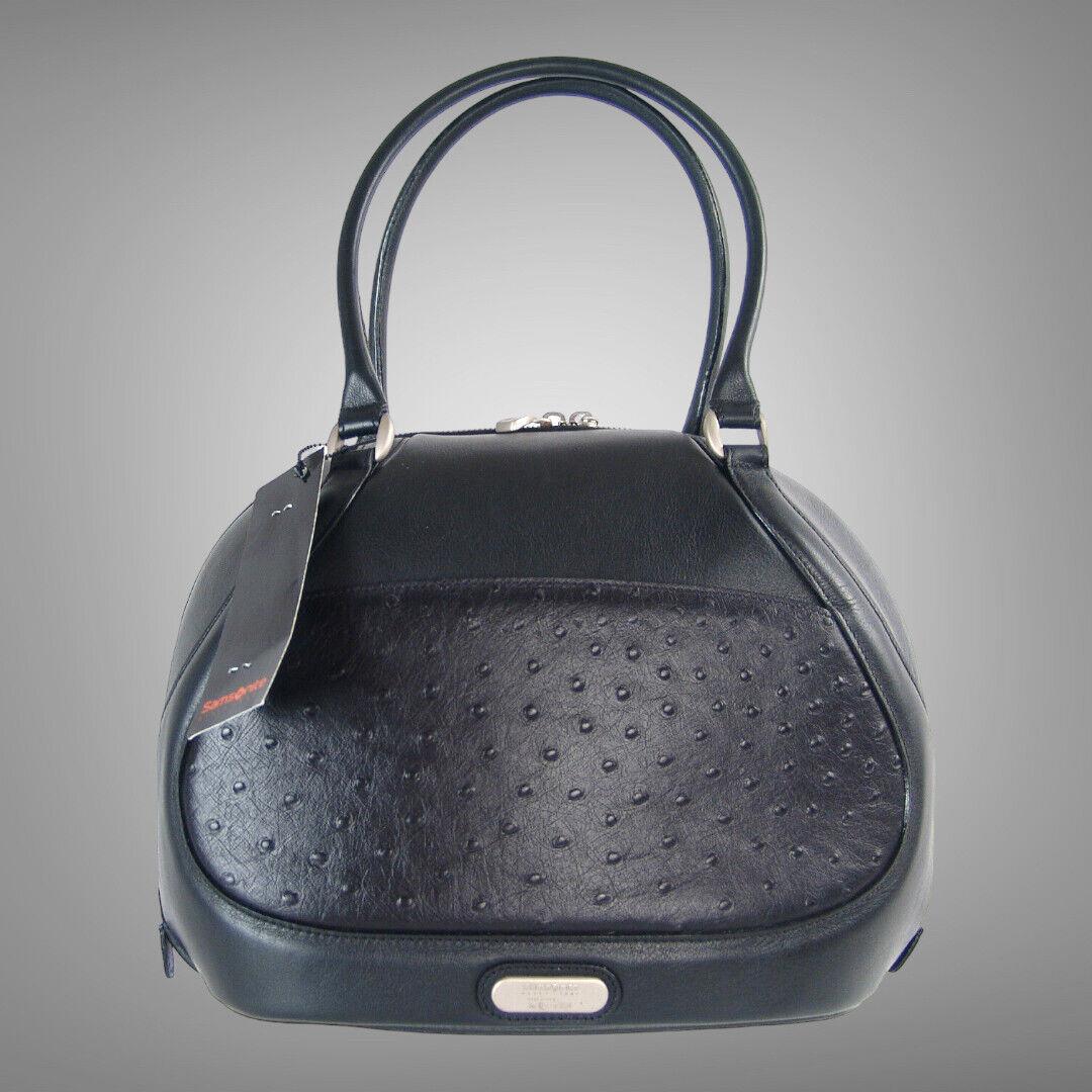 Samsonite Black Label Mcqueen All-leather Black Beauty Bag