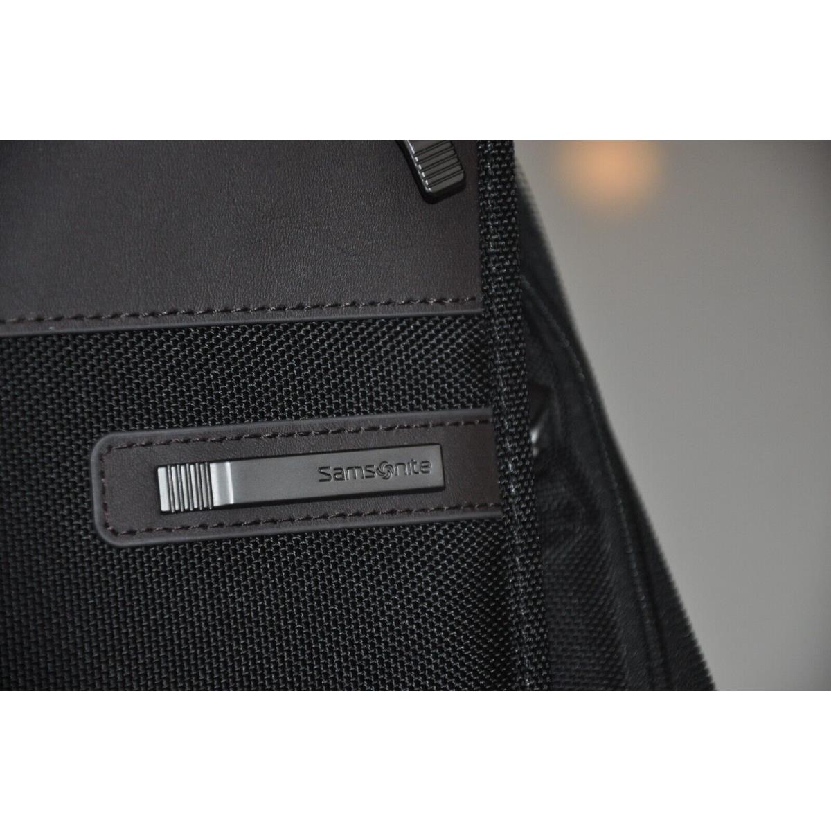 Black Samsonite Laptop Soft Nylon Messenger Briefcase 18 12 Shoulder Strap