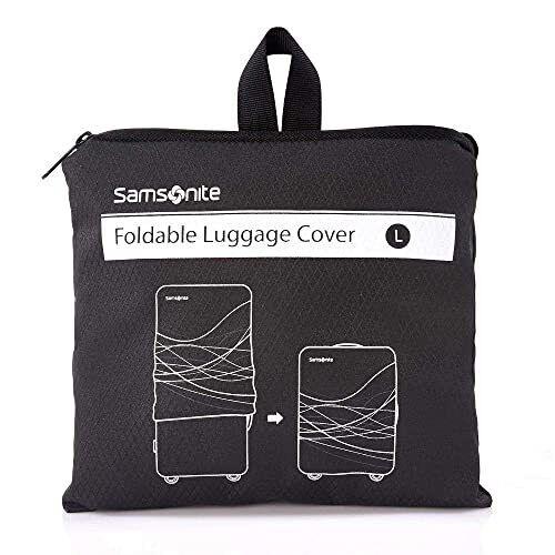 Samsonite Printed Luggage Cover Black Large