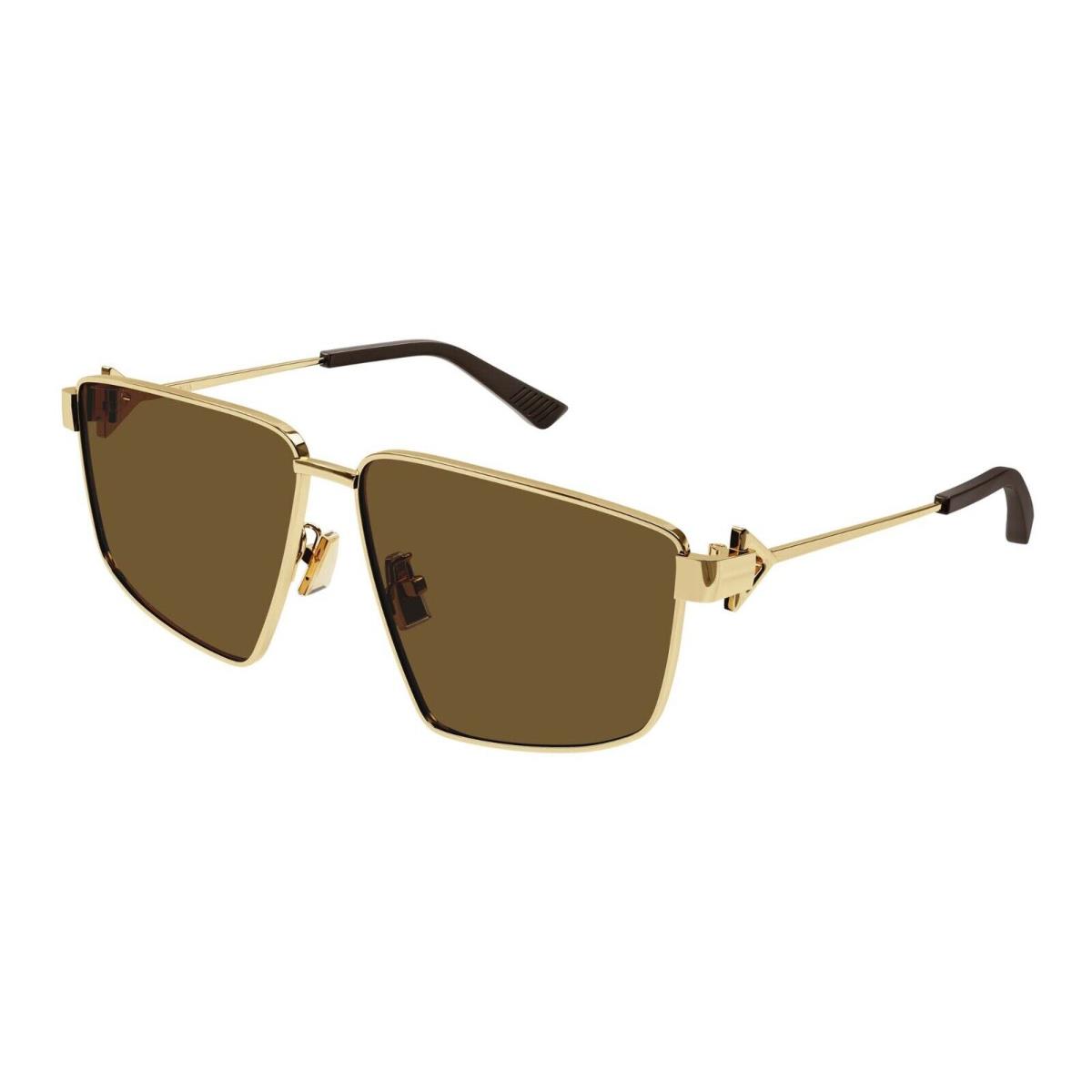 Bottega Veneta BV1223S Gold/brown 005 Sunglasses