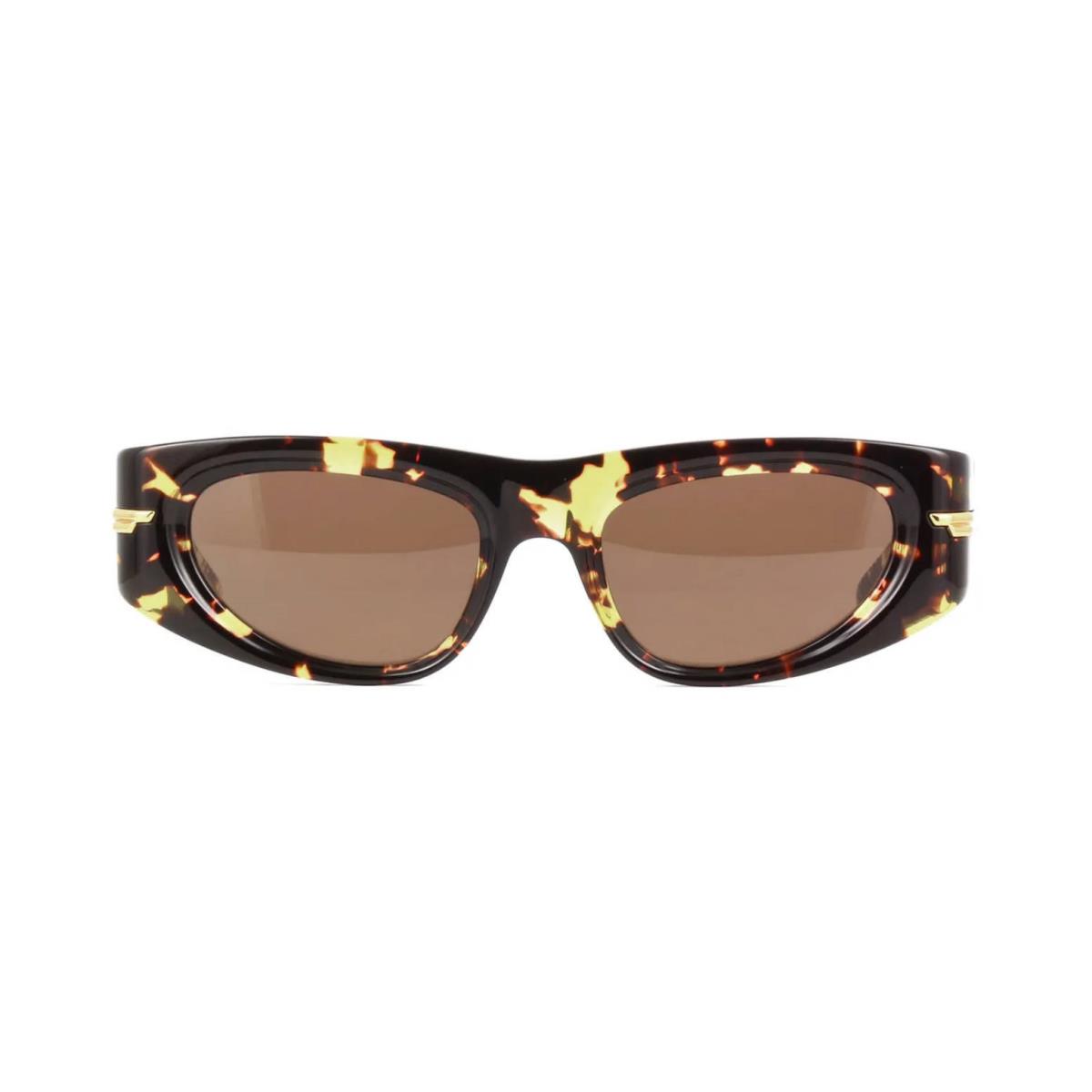 Bottega Veneta BV1144S Light Spotted Havana/brown 002 Sunglasses