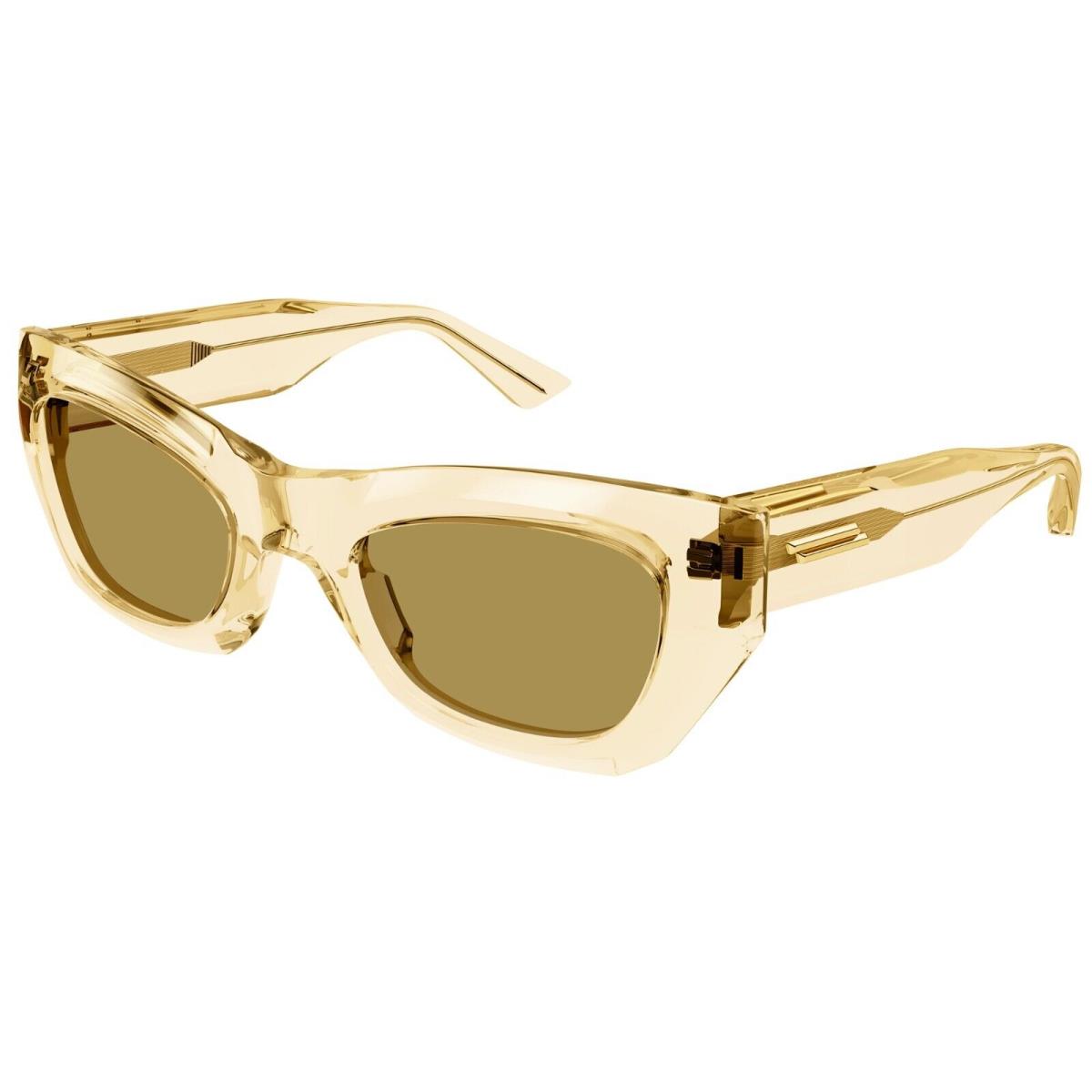 Bottega Veneta BV1251S Crystal Yellow/brown 004 Sunglasses