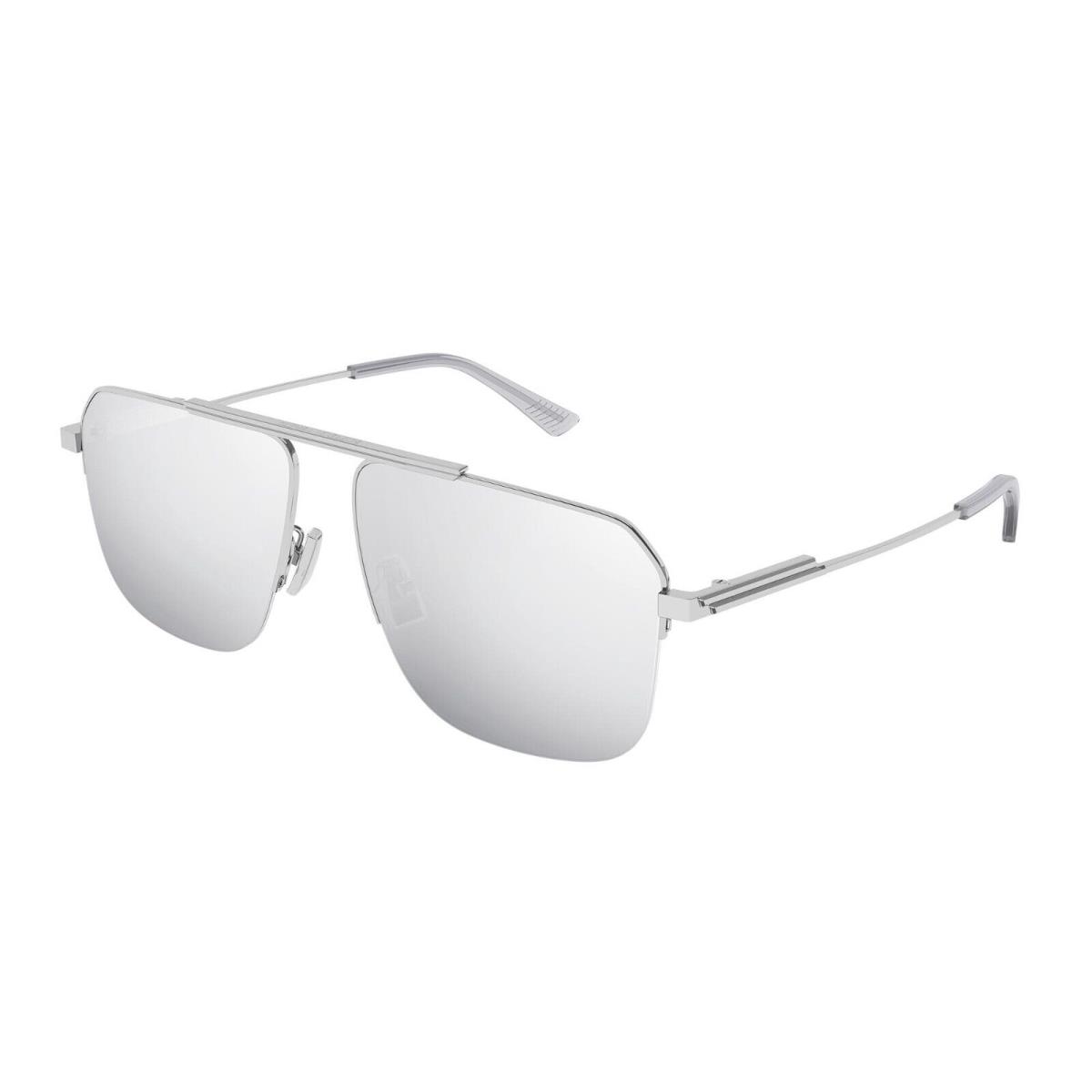 Bottega Veneta BV1149S Silver/silver Mirrored 006 Sunglasses