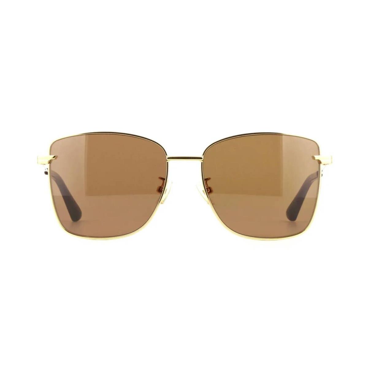 Bottega Veneta BV1237S Gold/brown 002 Sunglasses