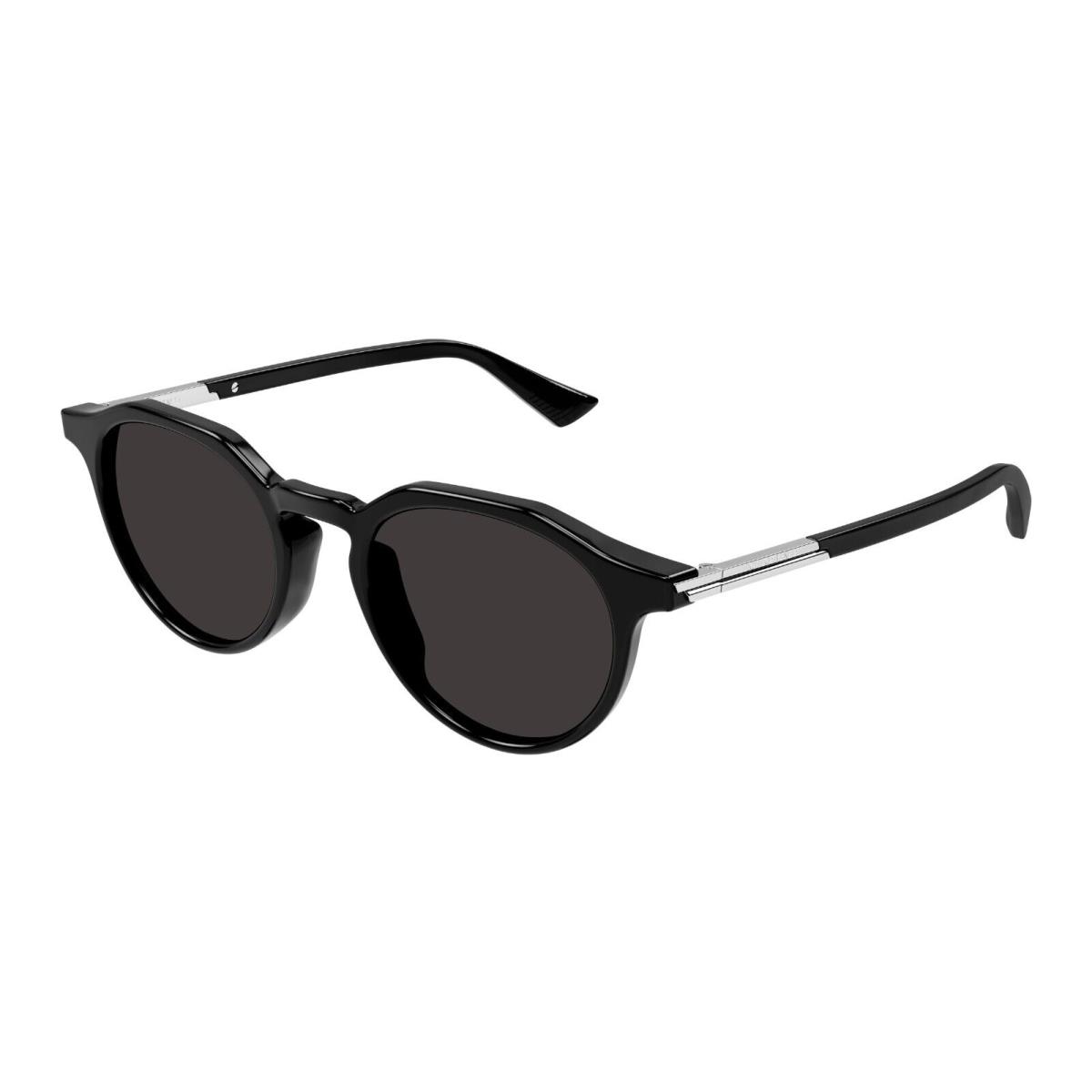 Bottega Veneta BV1260S Black Silver/grey 005 Sunglasses