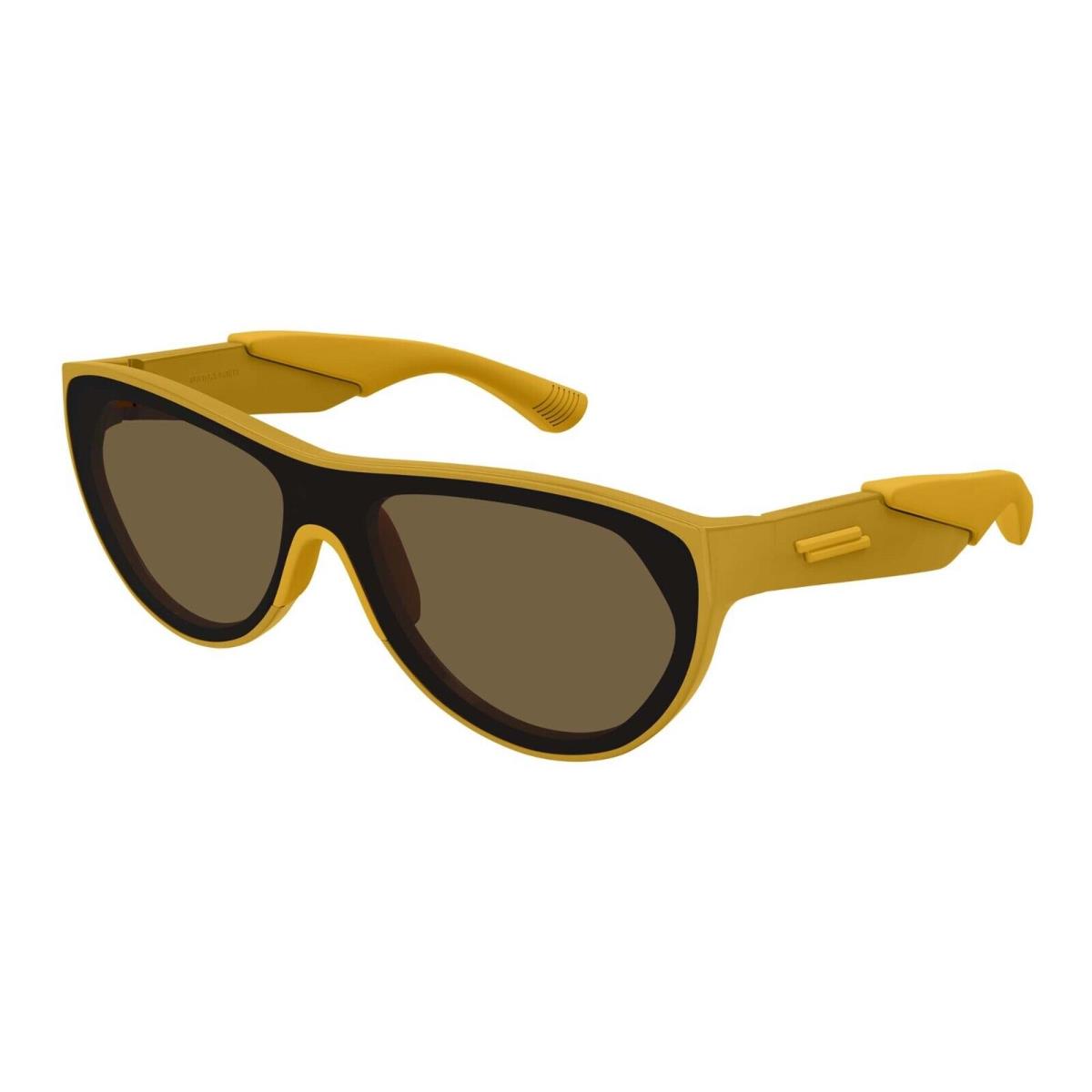 Bottega Veneta BV1234S Yellow Black/brown 003 Sunglasses