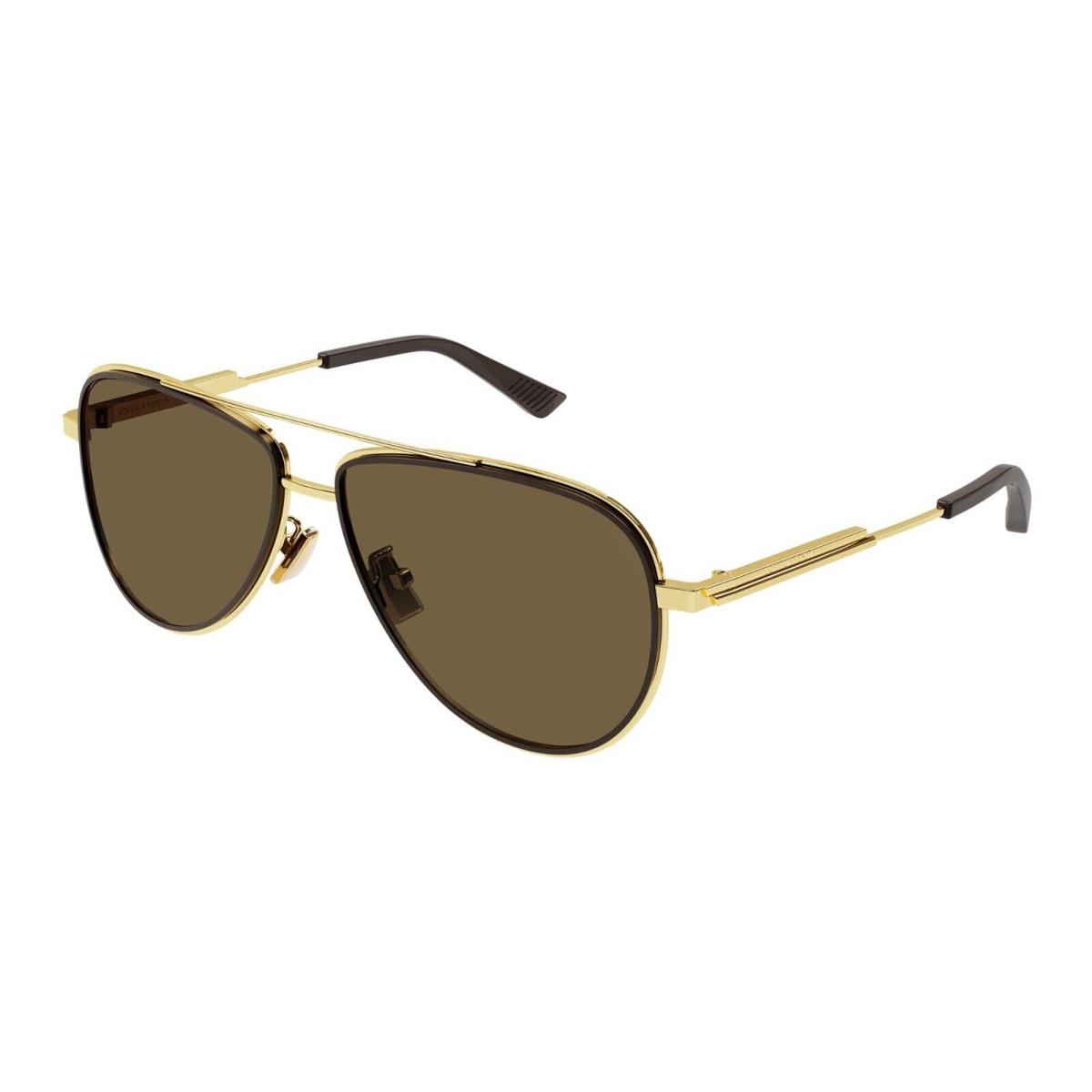 Bottega Veneta BV1240S Gold/brown 002 Sunglasses