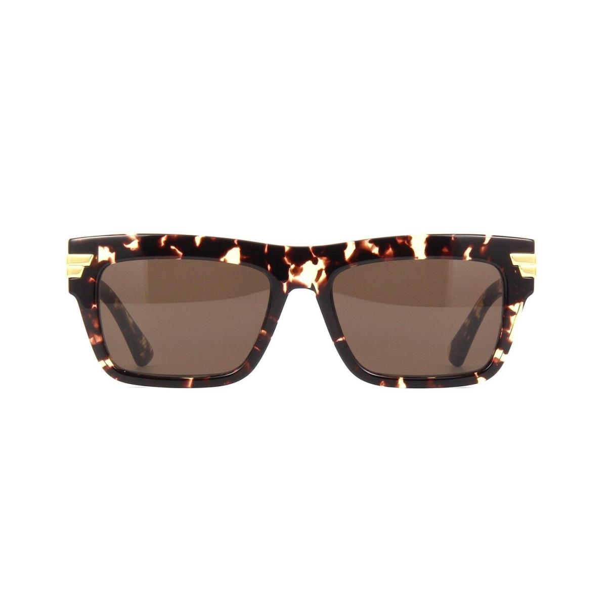 Bottega Veneta BV1058S Light Havana/brown 002 Sunglasses