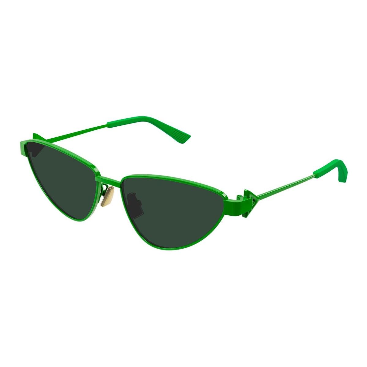 Bottega Veneta BV1186S Green/green Grey 004 Sunglasses