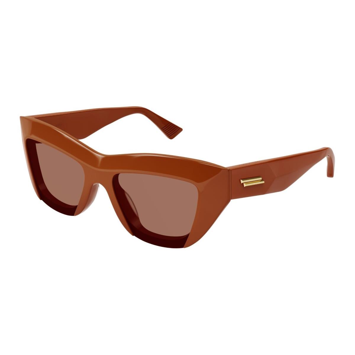 Bottega Veneta BV1218S Orange Red/brown 004 Sunglasses