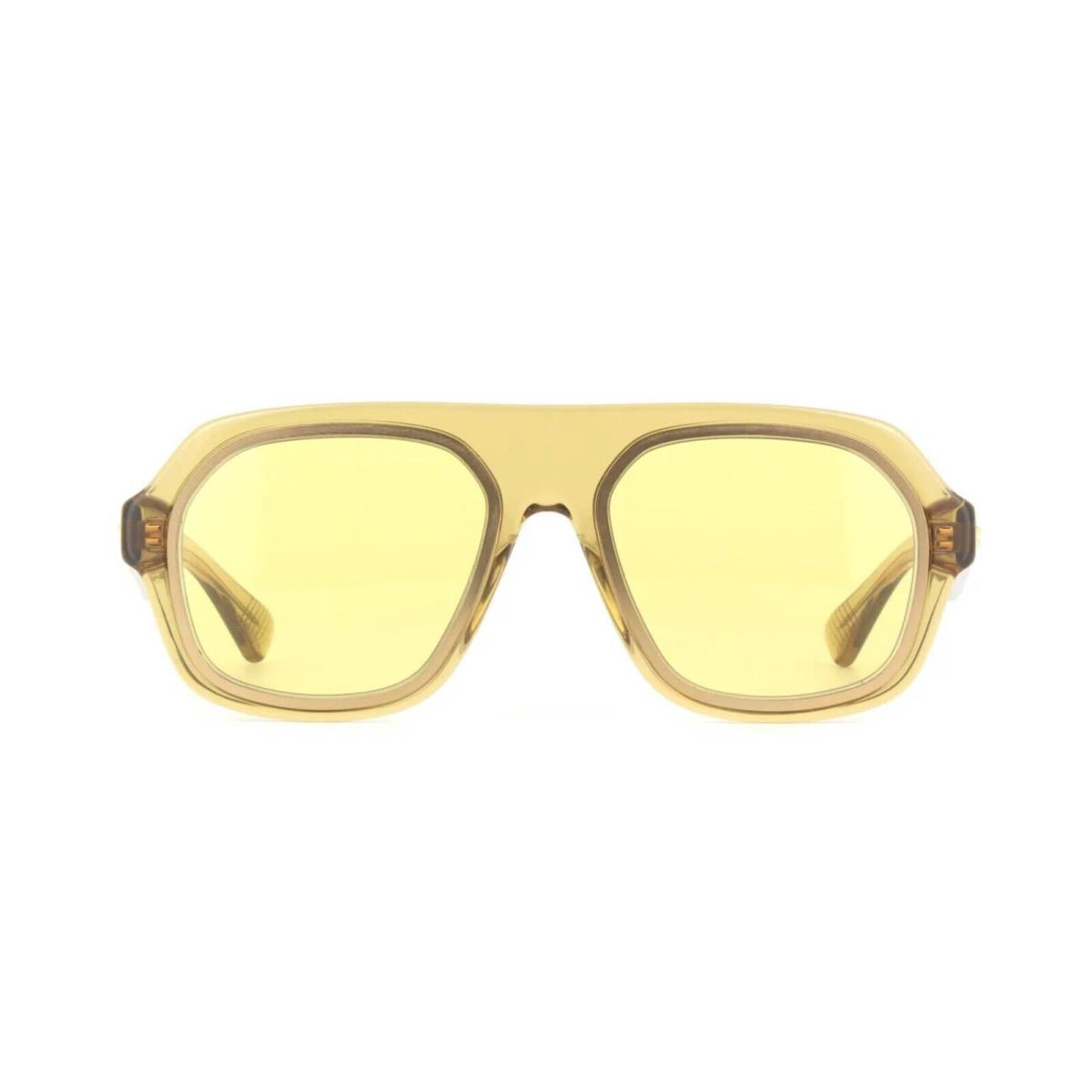 Bottega Veneta BV1217S Yellow Crystal with Gold/yellow 003 Sunglasses