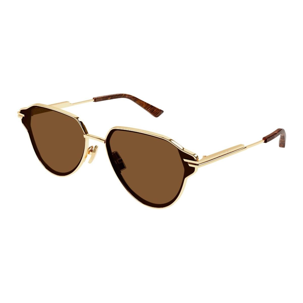 Bottega Veneta BV1271S Gold/brown 002 Sunglasses