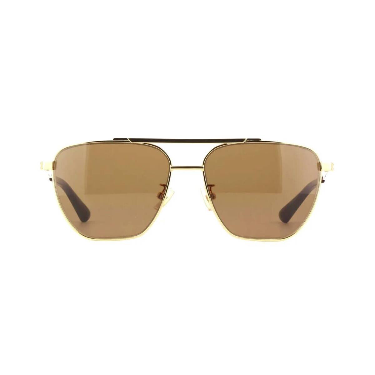 Bottega Veneta BV1236S Gold/brown 002 Sunglasses