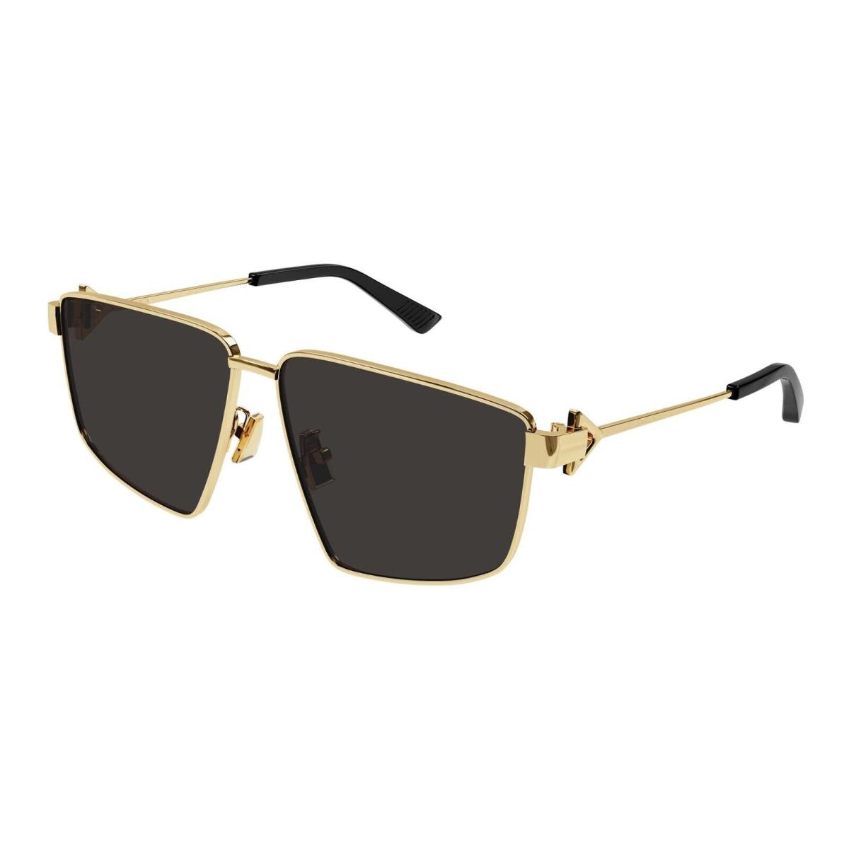 Bottega Veneta BV1223S Gold/dark Grey 002 Sunglasses