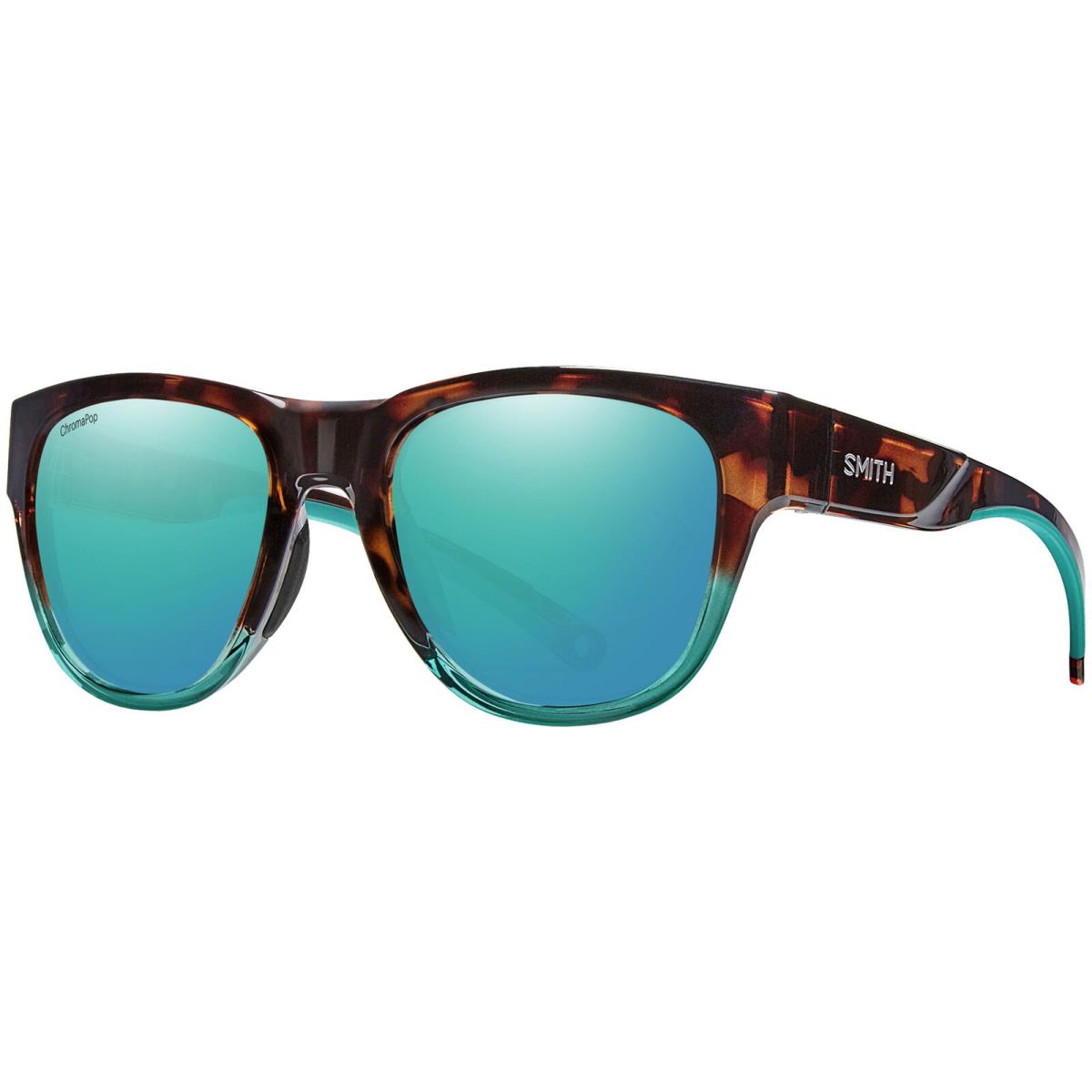 Smith Optics Rockaway Polarized Chromapop Round Sport Sunglasses 204316 Taiwan Opal Fade/Opal (LJT52QG)