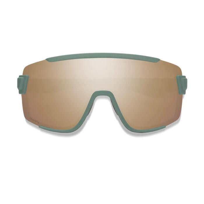 Smith Wildcat Sunglasses - Matte Alpine Green W/chromapop Rose Gold Mirror - Frame: Matte Alpine Green, Lens: ChromaPop Rose Gold Mirror