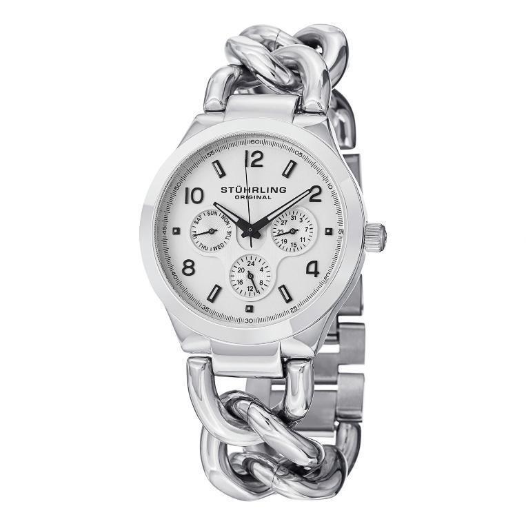 Stuhrling 813 01 Lady Renoir Quartz Multi Function Womens Bracelet Watch