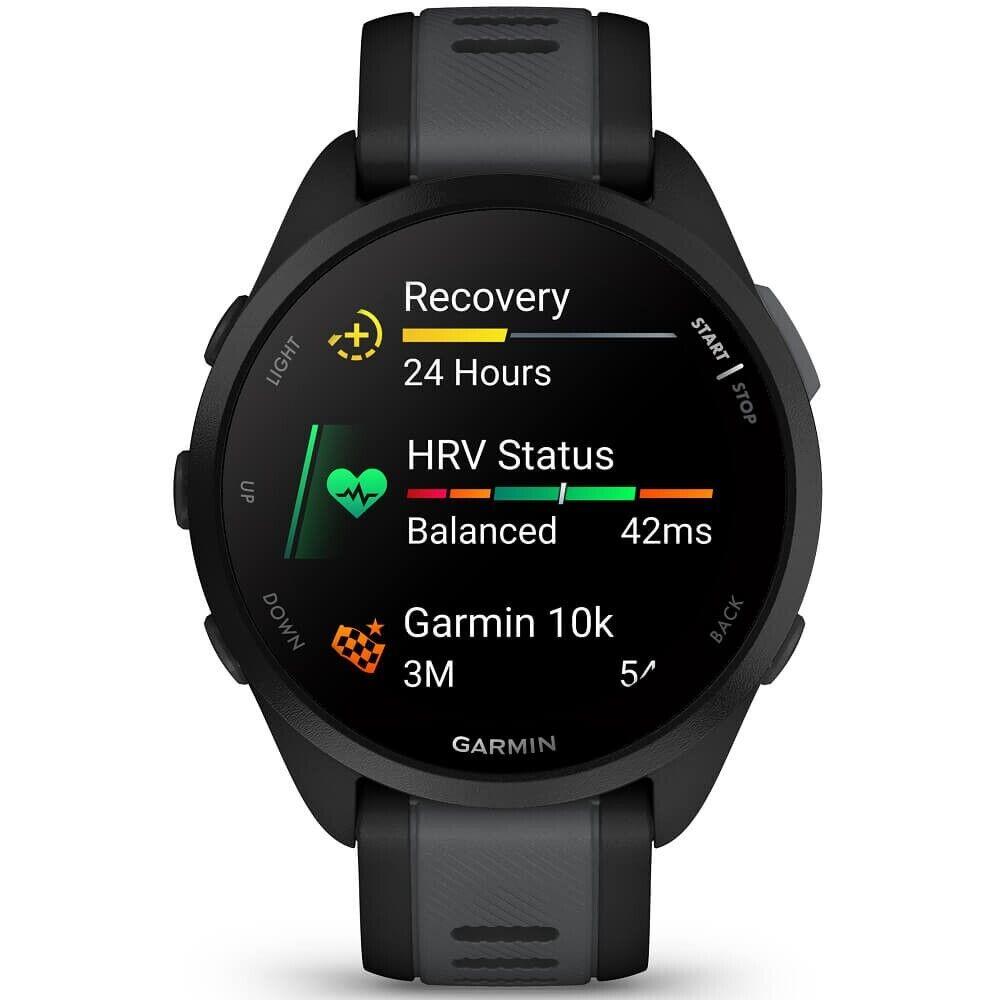 Garmin Forerunner 165 Gps Watch. Black/slate Grey