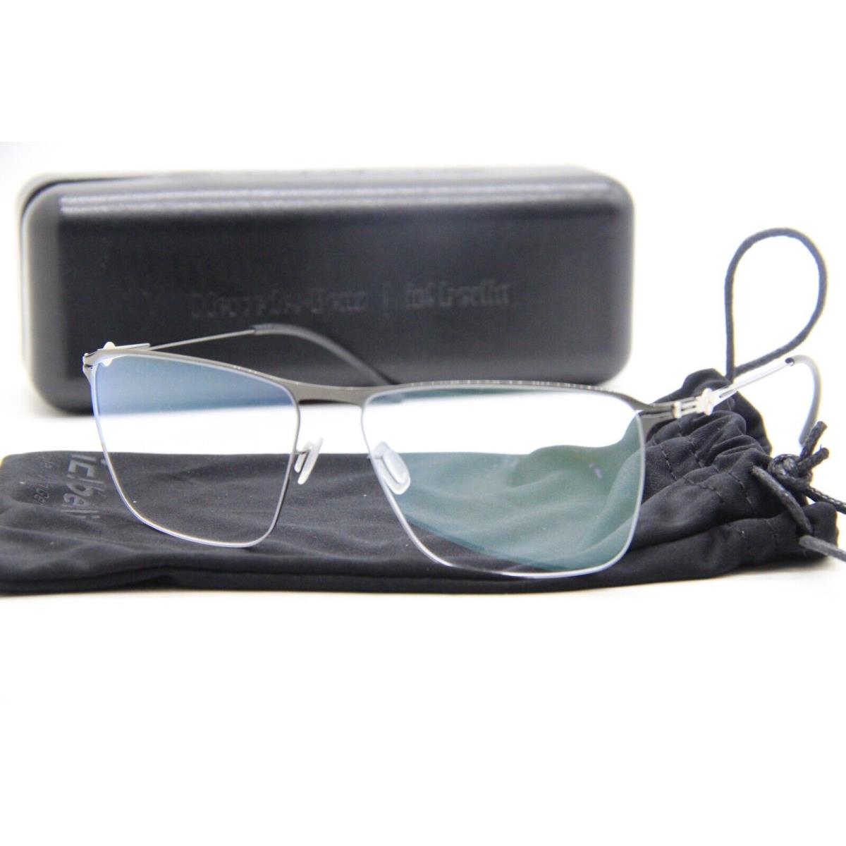 IC Berlin Mercedes-benz MB 08 Gunmetal Eyeglasses W/case 56-14