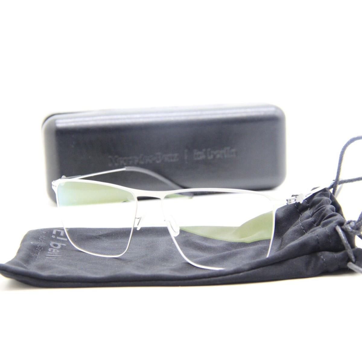 IC Berlin Mercedes-benz MB 08 Pearl Black Eyeglasses W/case 56-14