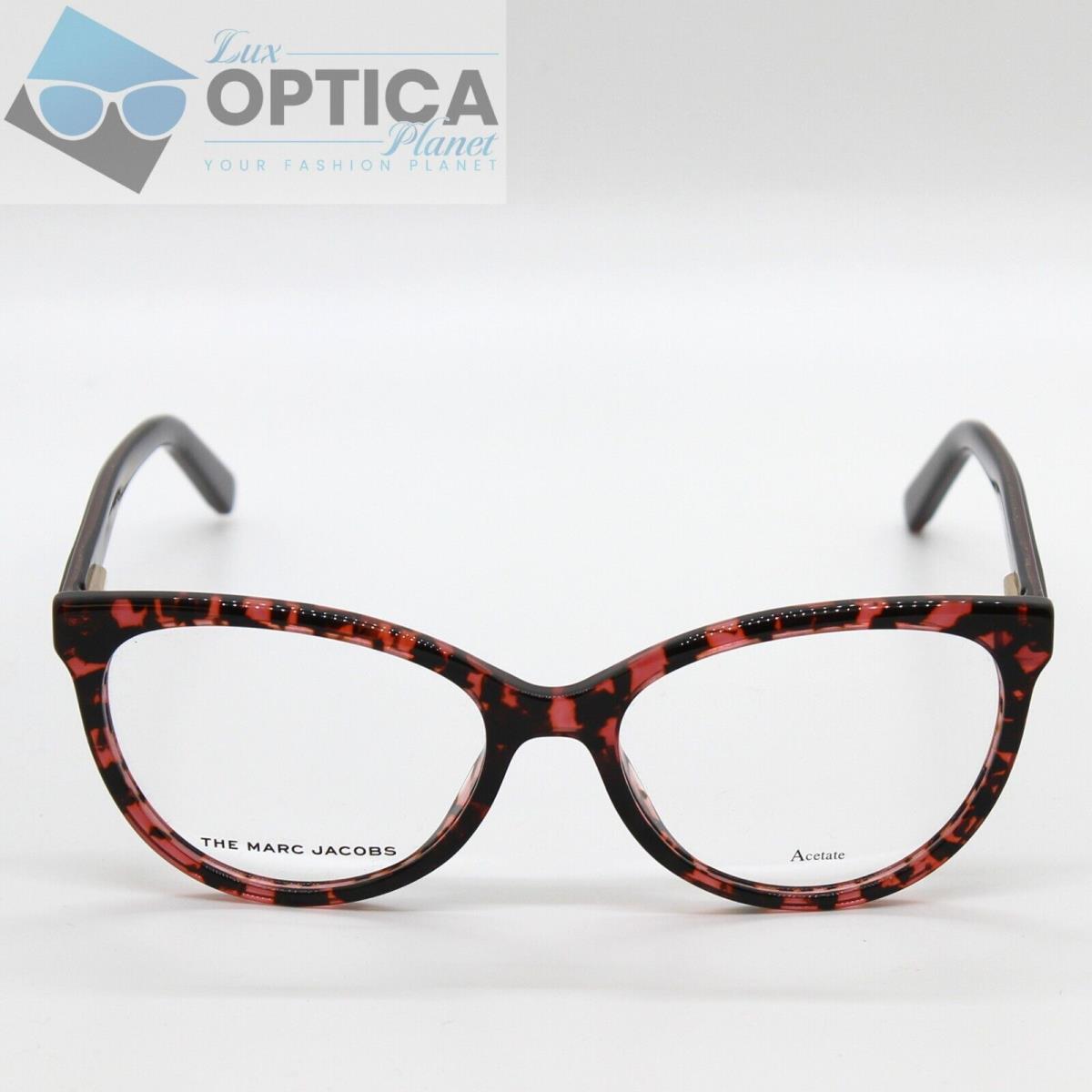 Marc Jacobs Marc 463 0UC Unisex Black Red Frame Clear Lenses Eyeglasses 53mm