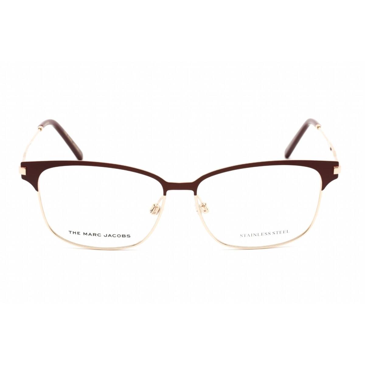 Marc Jacobs Men`s Eyeglasses Rectangular Burgundy Plastic Frame Marc 535 0LHF 00 - Frame: Burgundy