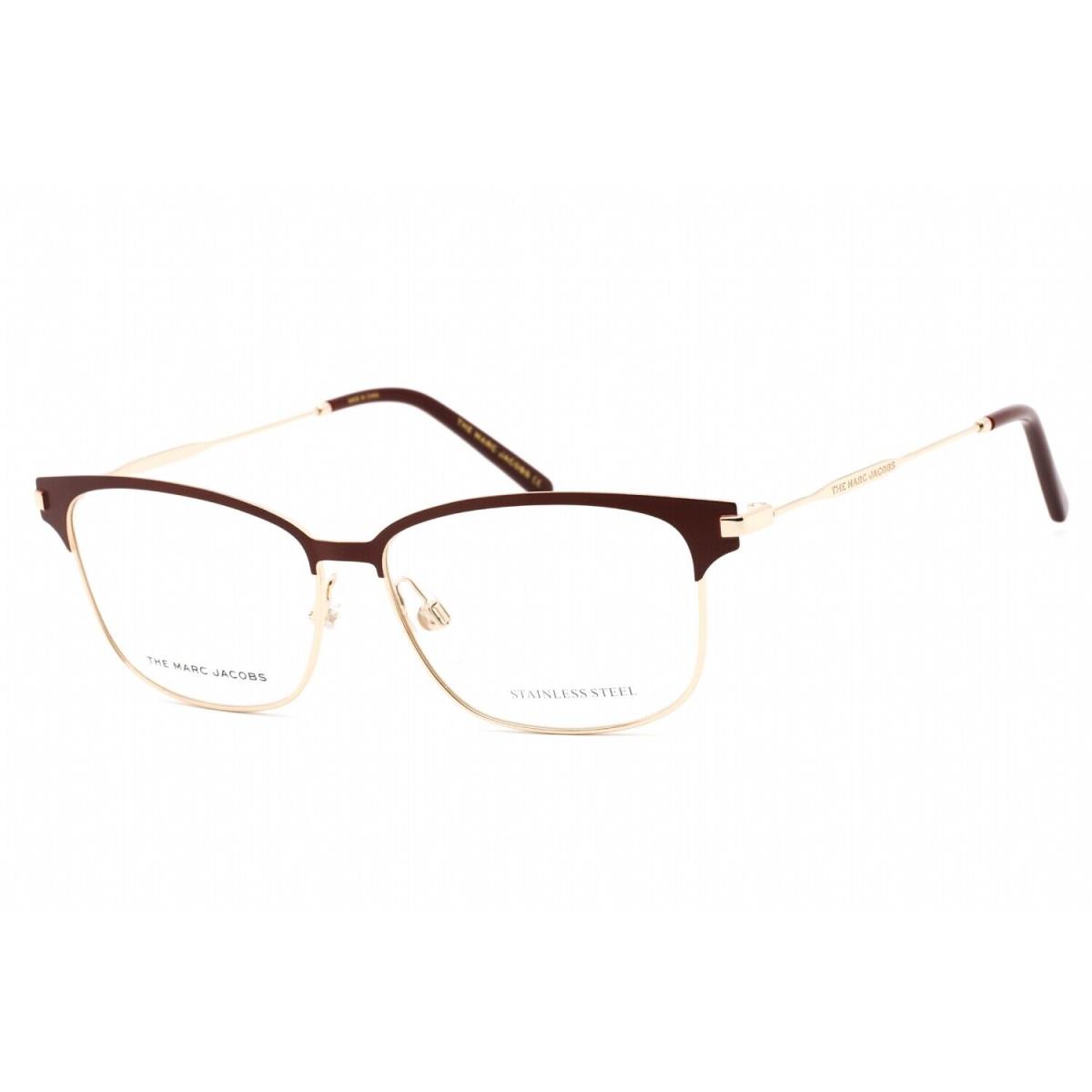 Marc Jacobs Marc 535-0LHF 00 Burgundy Eyeglasses - Frame: BURGUNDY