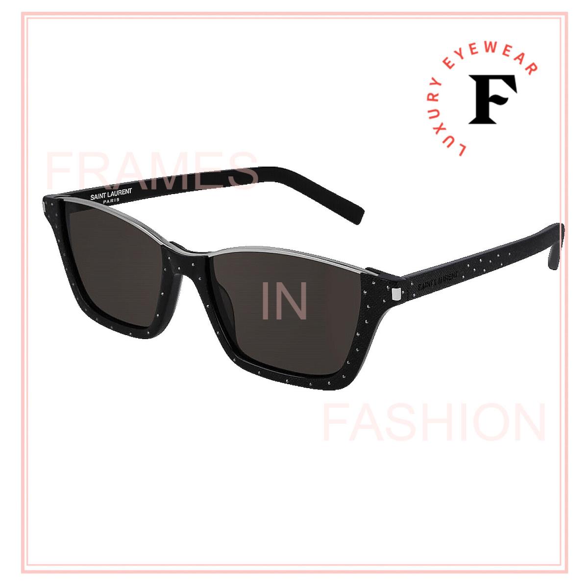 Saint Laurent Dylan 365 Ysl SL365 Black Metal Pin Stud Sunglasses Unisex 005