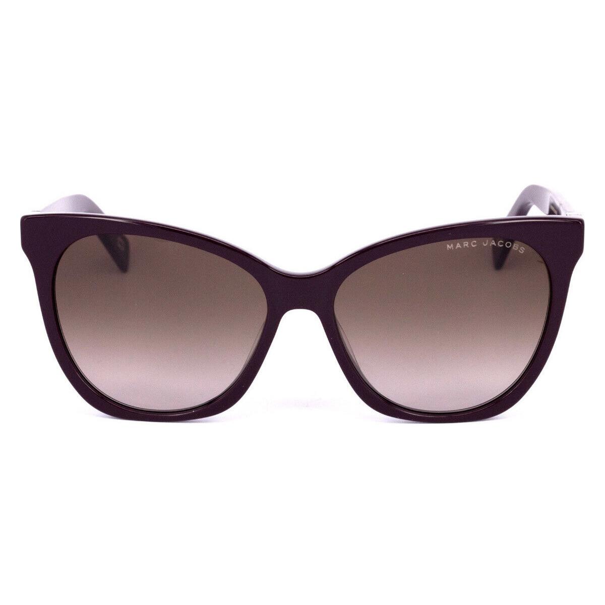 Marc Jacobs 336/S Sunglasses Women 00T7 Plum Cat Eye 56mm