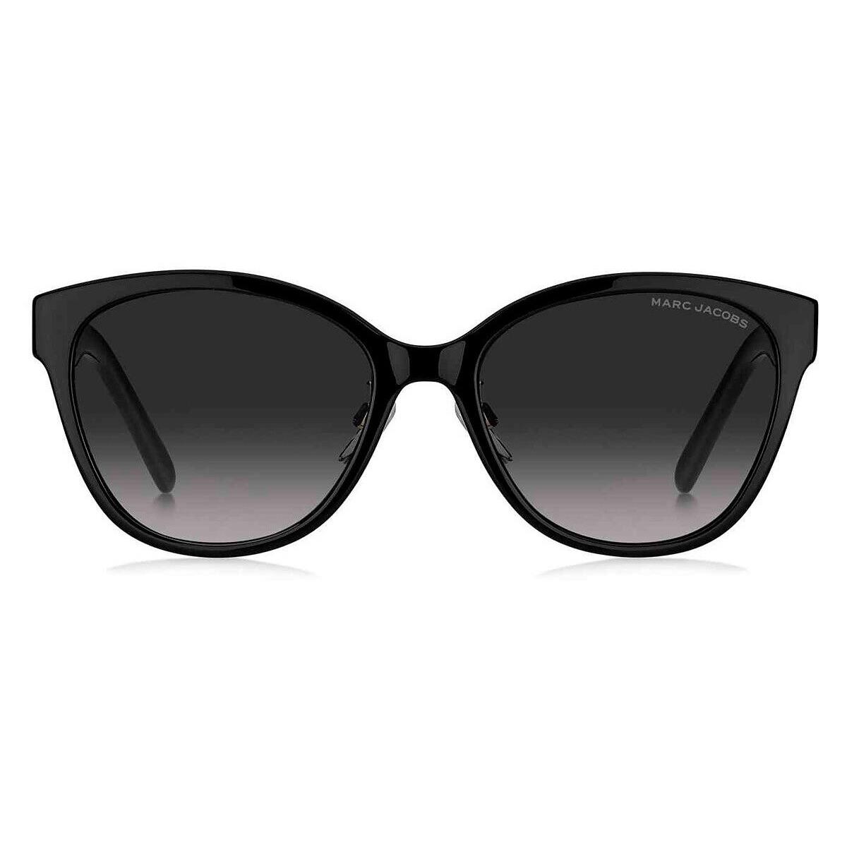 Marc Jacobs Marc 648/G/S Sunglasses Black Gray Shaded 55mm