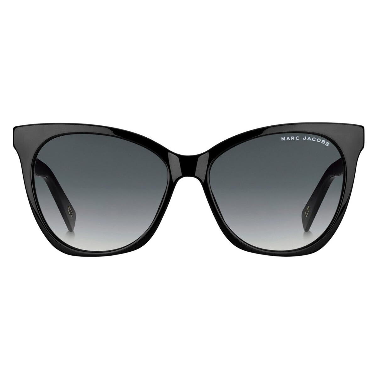 Marc Jacobs 336/S Sunglasses Women 0807 Black Cat Eye 56mm