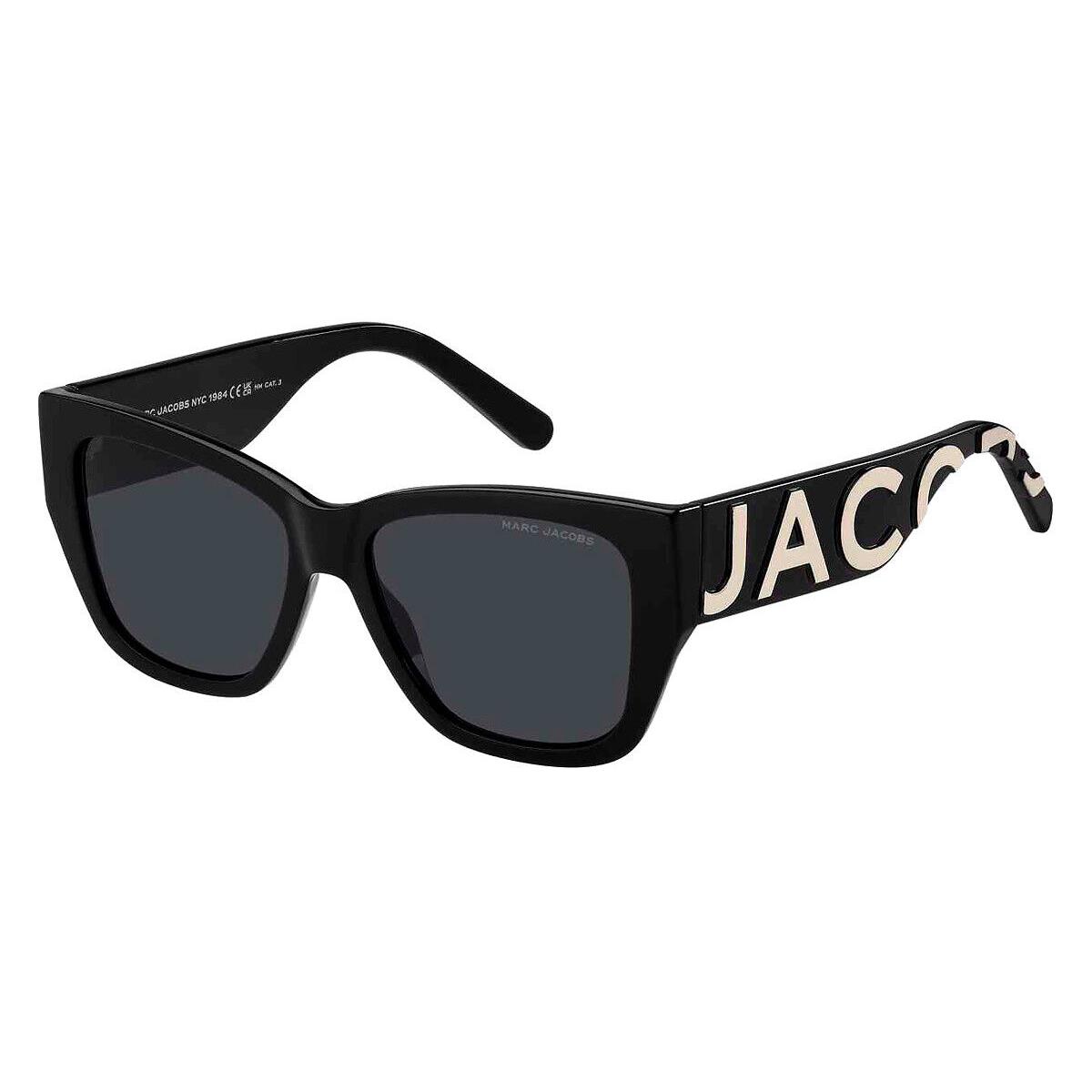 Marc Jacobs Mjb Sunglasses Black White / Gray AR 080S2K 55mm - Frame: Black White / Gray AR 080S2K, Lens: Gray AR