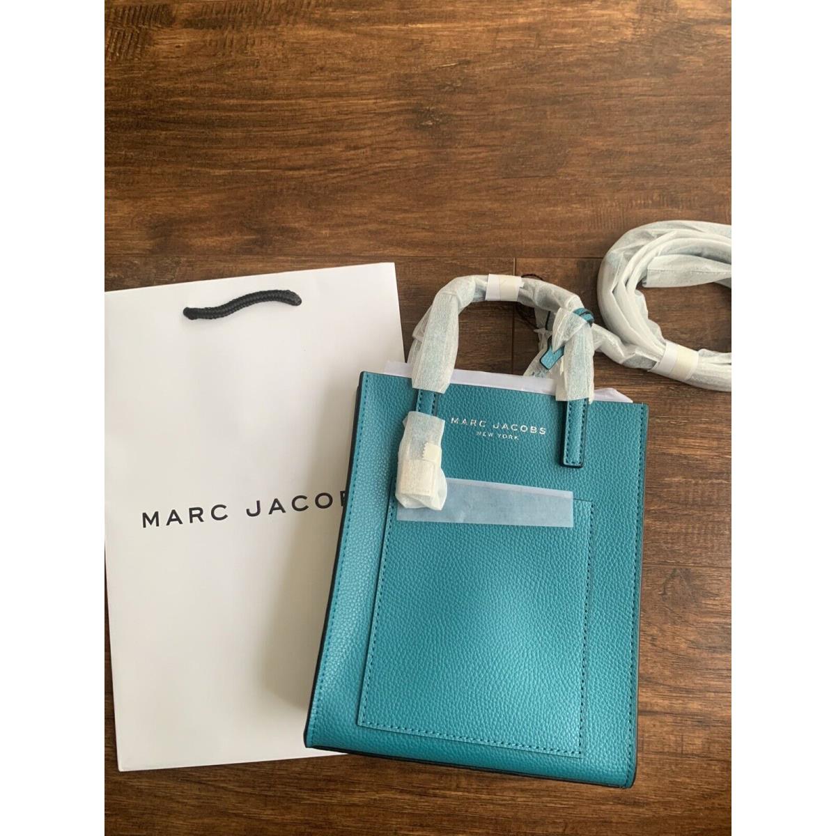 Marc Jacobs Micro Mini Grind Tote H001L03FA22 Harbor Blue Turquize