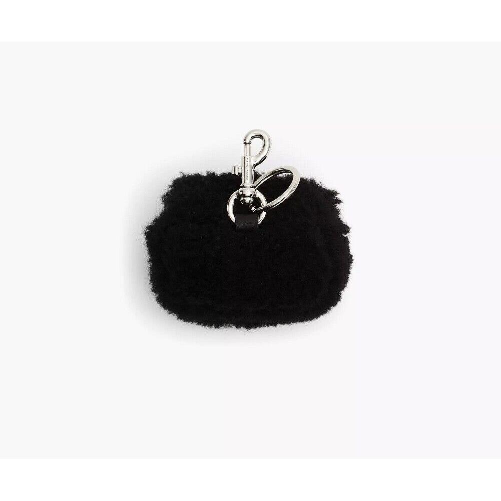 Marc Jacobs Women`s The Nano Teddy Fleece J Marc Bag Charm - Black