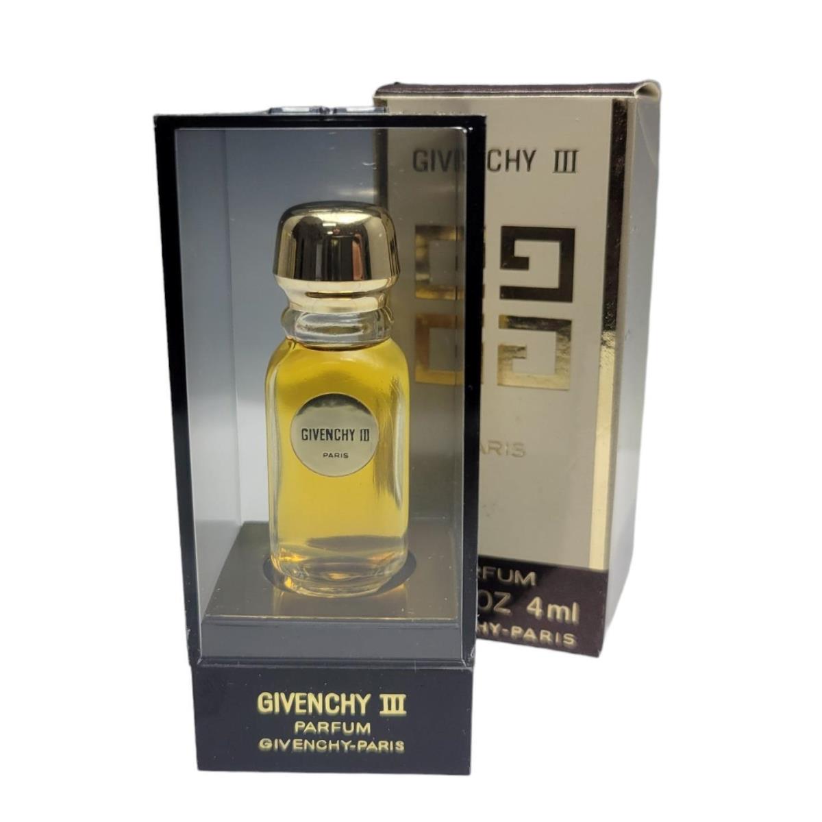 Full Vintage Givenchy Iii Paris 1/8 Oz 4 mL Pure Perfume / Parfum - Ref. 3130