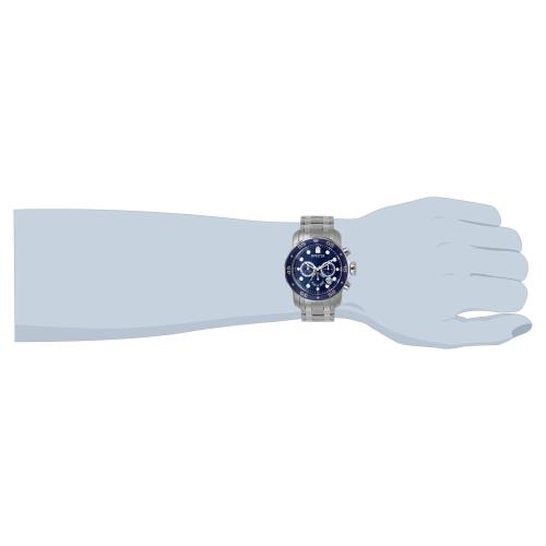 Invicta Men`s Watch Stainless Steel - Chronograph - Blue Dial 48mm