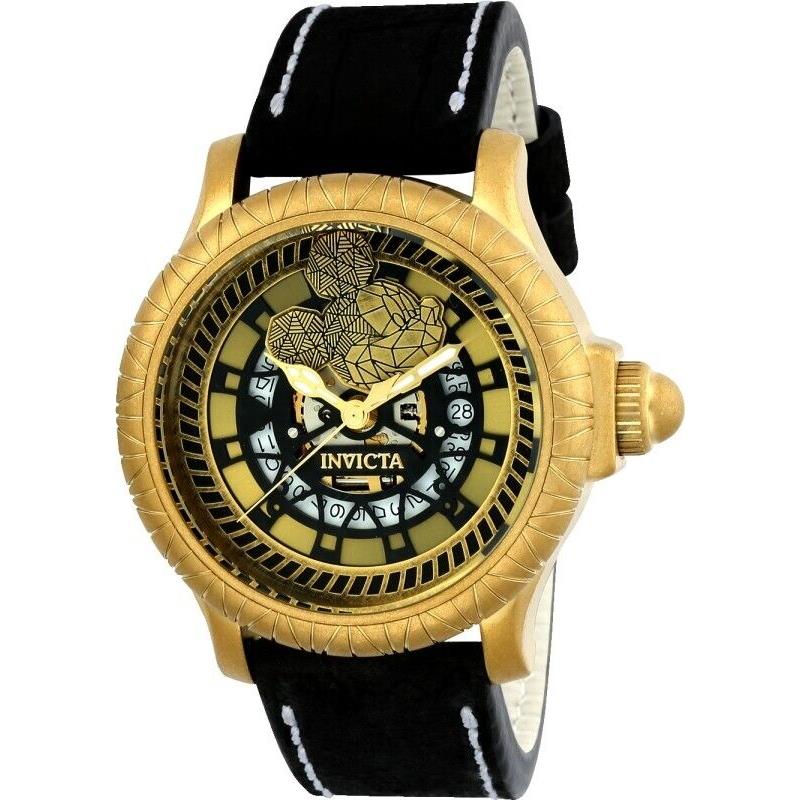 Invicta Disney-mickey Mouse Gold 22740 Swiss Quartz 48Mm Date Men`s Watch