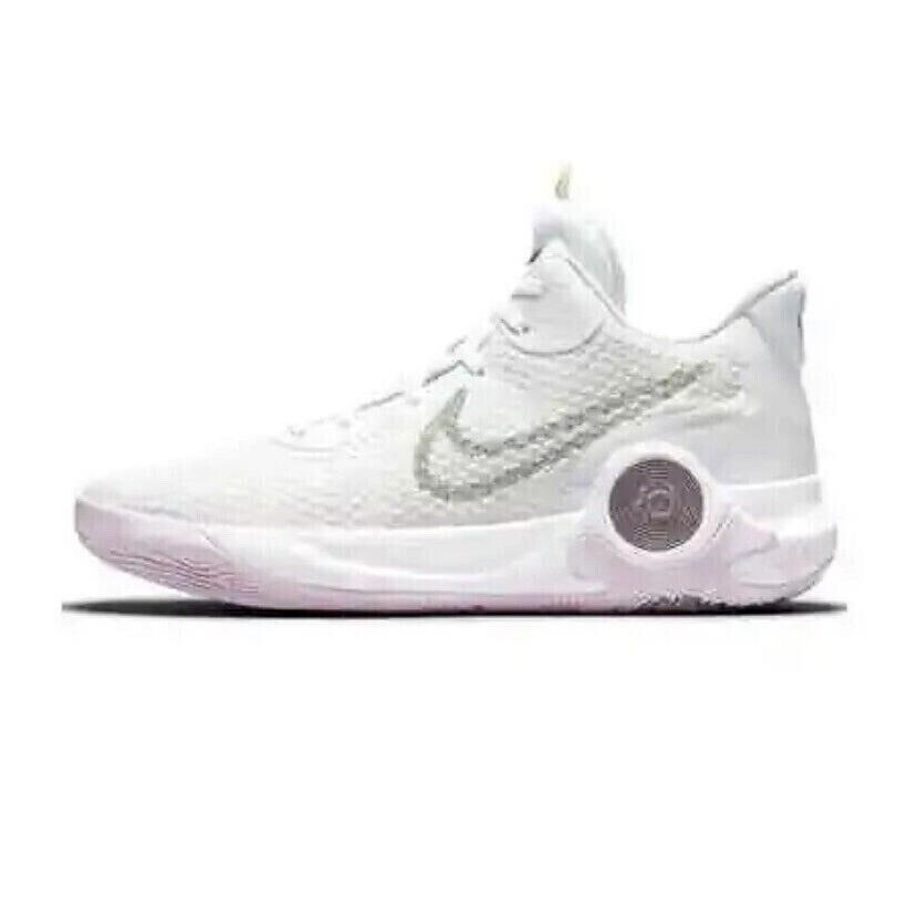 Nike Mens KD Trey 5 XI Baketball Shoes DJ6921 100 - SUMMIT WHITE /LIME GLOW WHITE