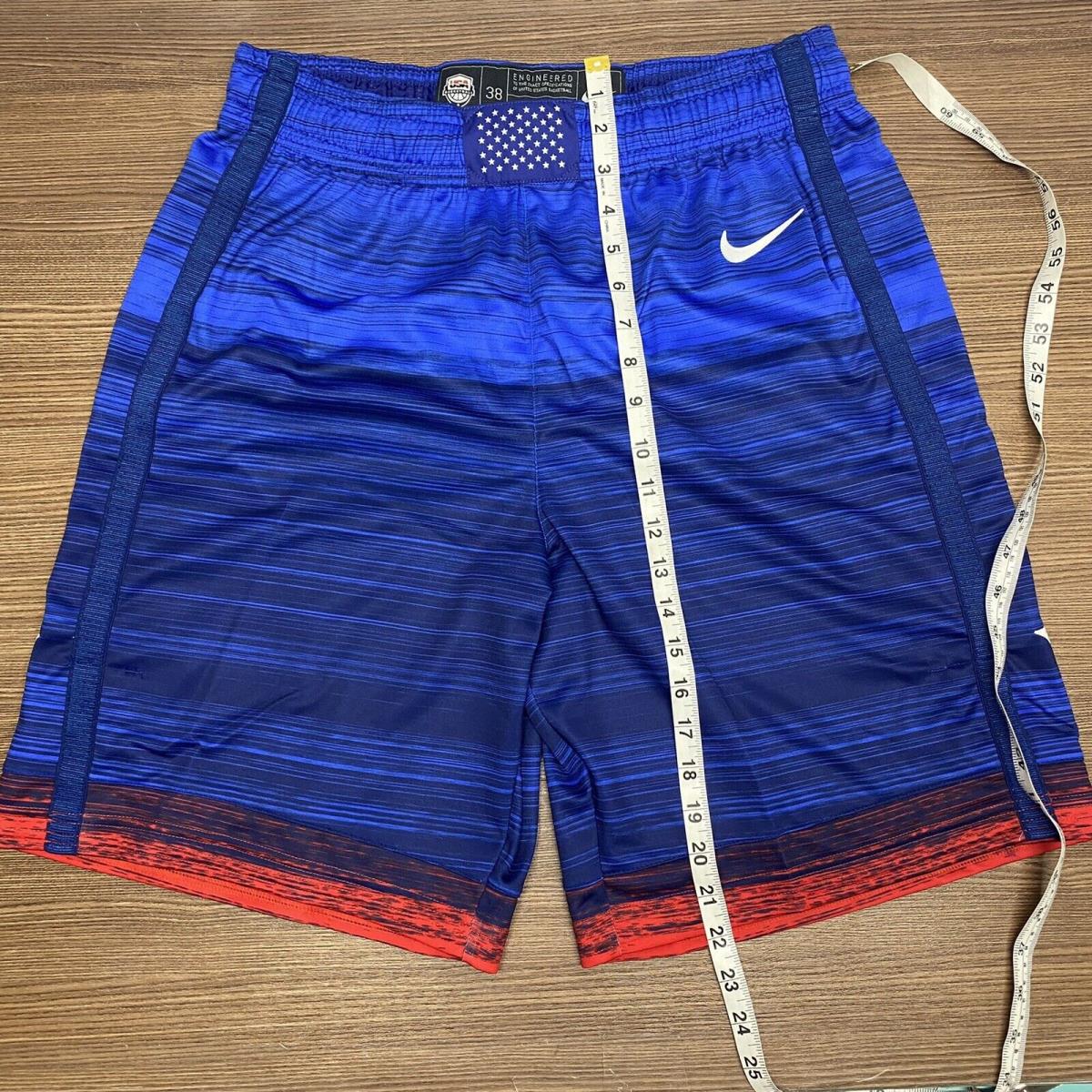 Nike Usa Basketball 2020 Tokyo Olympics Mens Size 38 Large Shorts CT6628-451