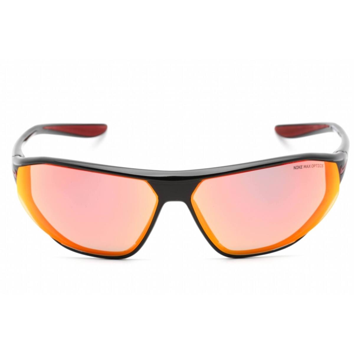 Nike Unisex Sunglasses Black Frame Red Mirror Lens Nike Aero Swift M DQ0993 011