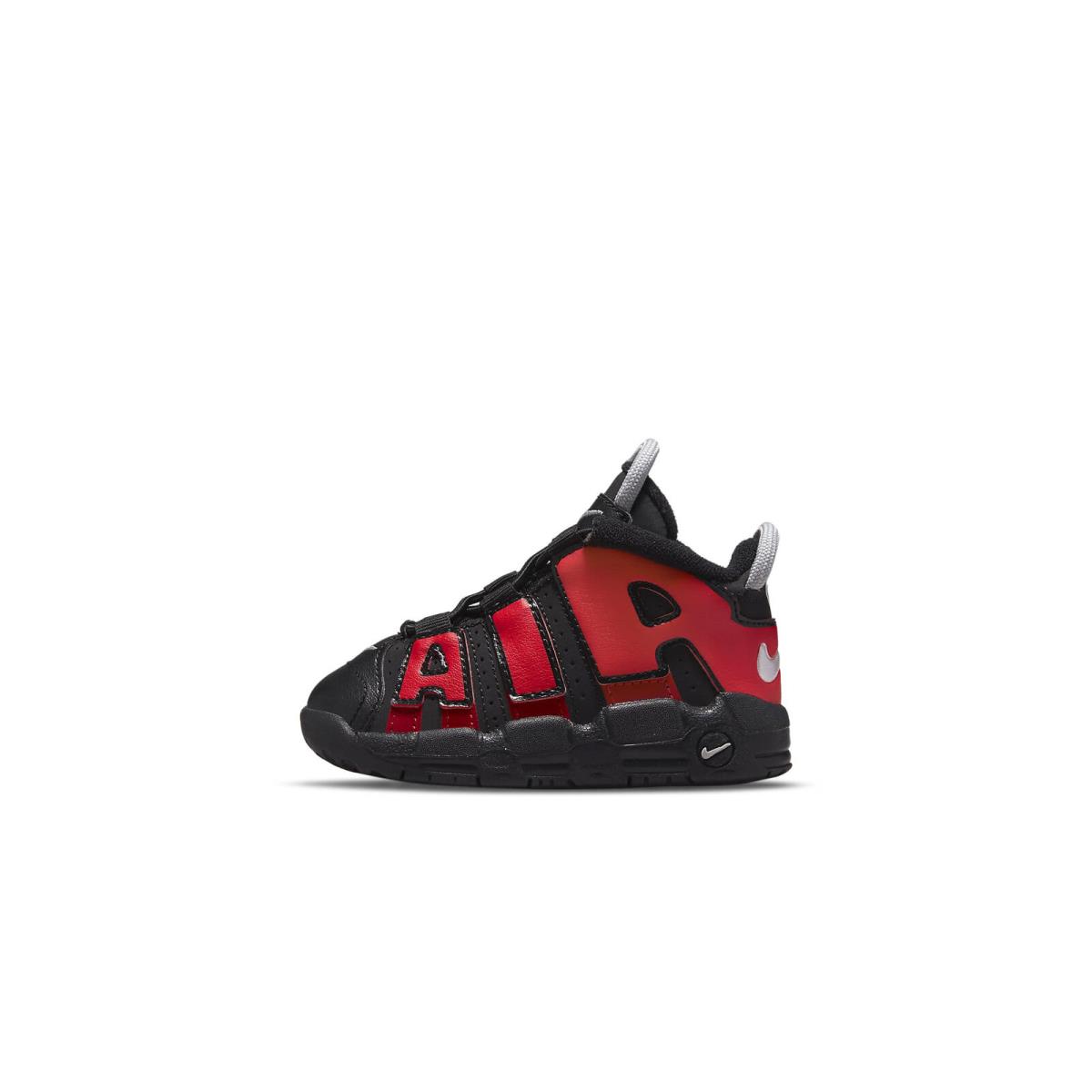 Toddler`s Nike Air More Uptempo Bred Black/university Red DM0020 001 - 5 - Black/University Red