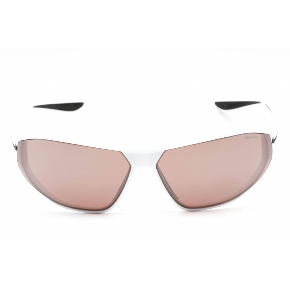 Nike Unisex Sunglasses White Frame Road Tint Lens Nike Aero Swift E DQ0992 100 - Frame: White, Lens: Road Tint