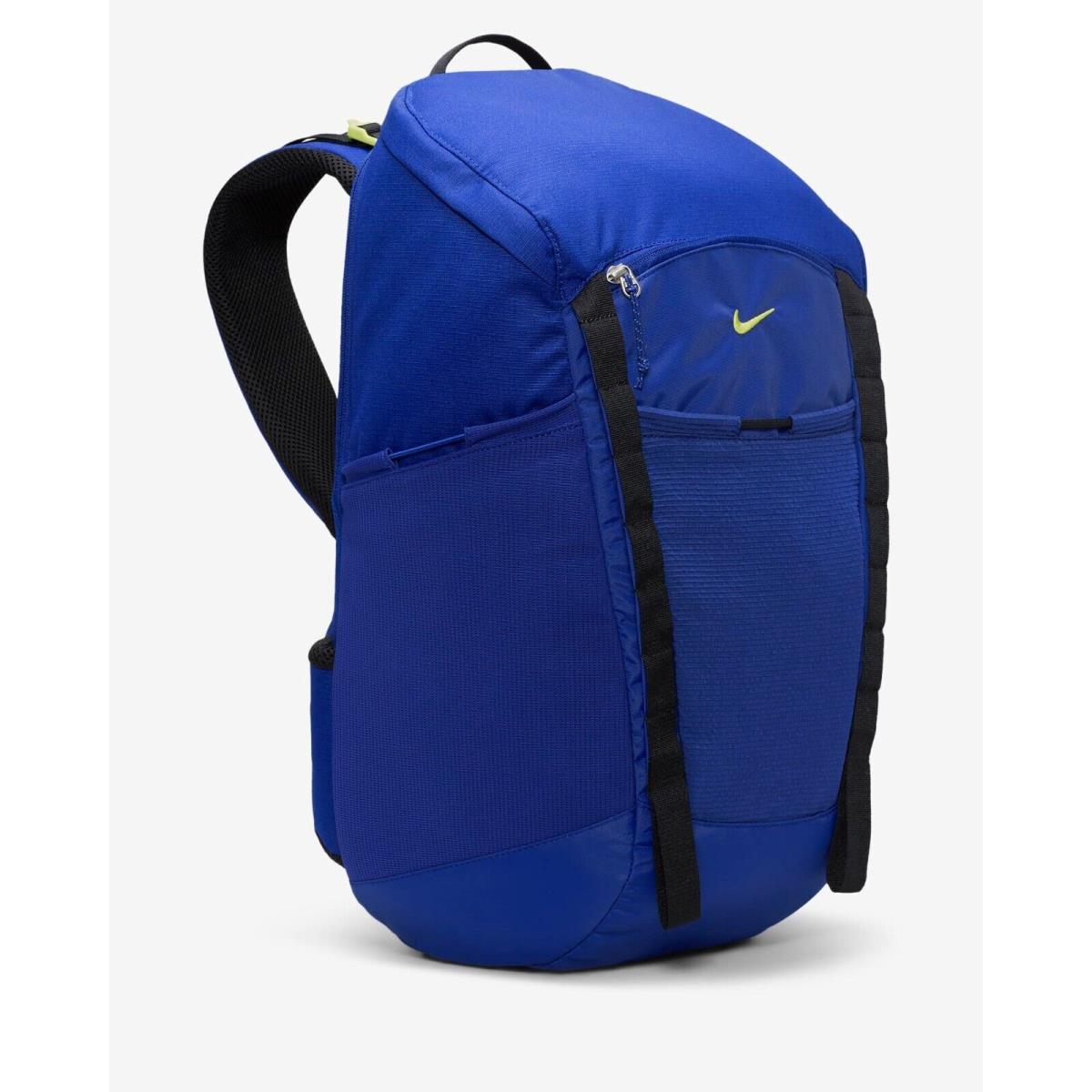 Nike Hike Backpack 27L DJ9677-455 Deep Royal Blue/black/atomic Green