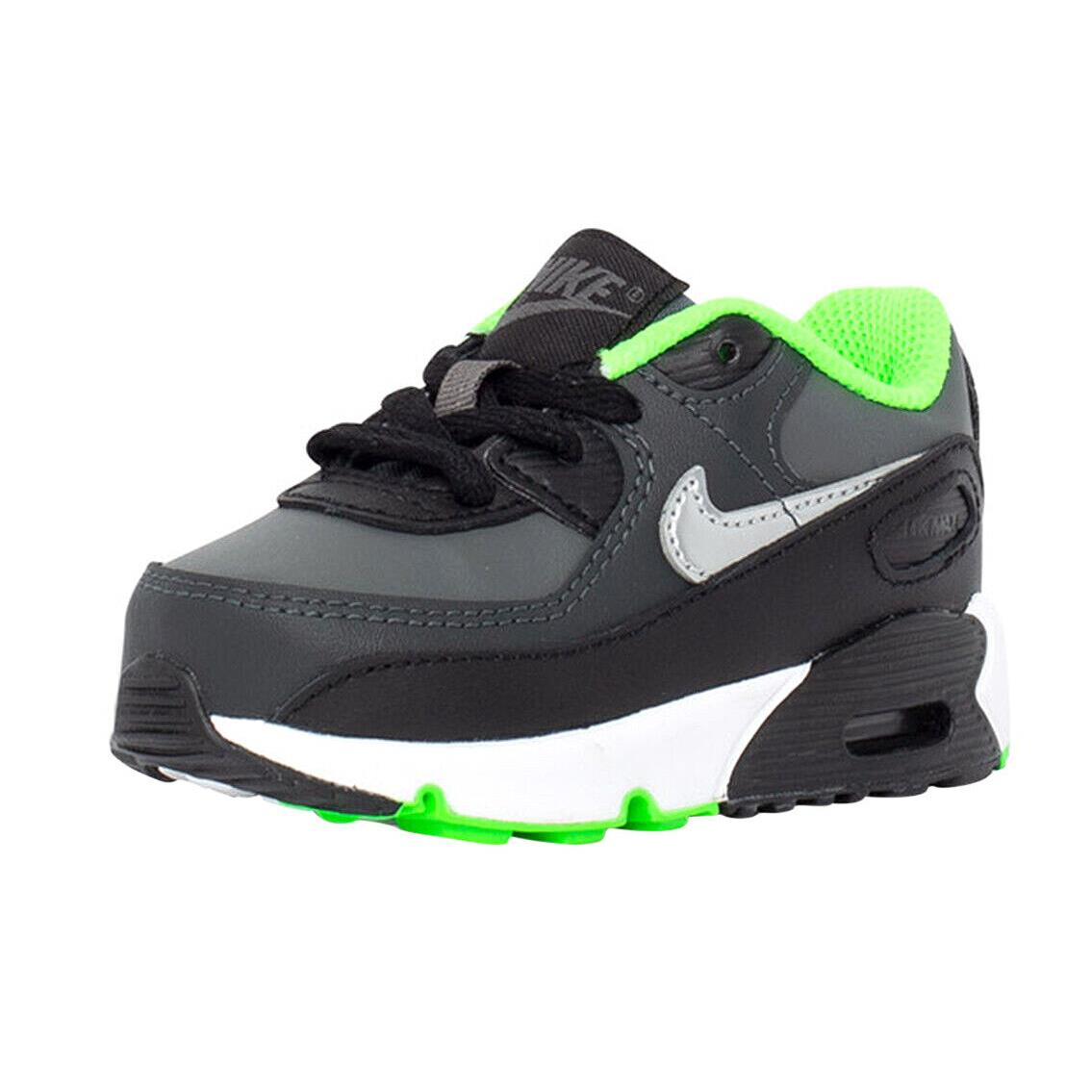 Toddler`s Nike Air Max 90 Ltr Black/chrome-dk Smoke Grey CD6868 016 - 5 - Black/Chrome-Dk Smoke Grey