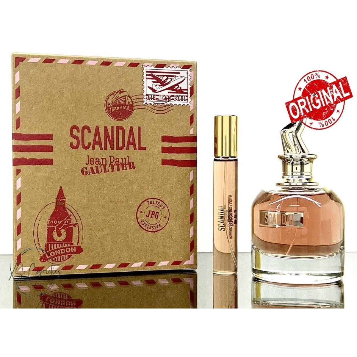 Jean Paul Gaultier Scandal Women 2pc Set 2.7oz Edp Spr + 20ml Edp Travel Spray