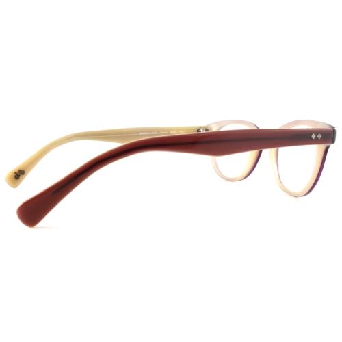 Paul Smith PM 8076 1046 Morse Burgundy ON Beige Horn Eyeglasses 46-21