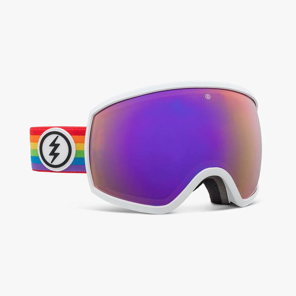 Electric Visual Egg Pride Snowboarding Goggles Brose / Purple Chrome EG2420209