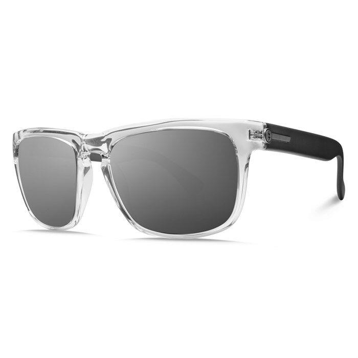 Electric Visual Knoxville Crystal Black / Ohm Grey Silver Chrome Sunglasses
