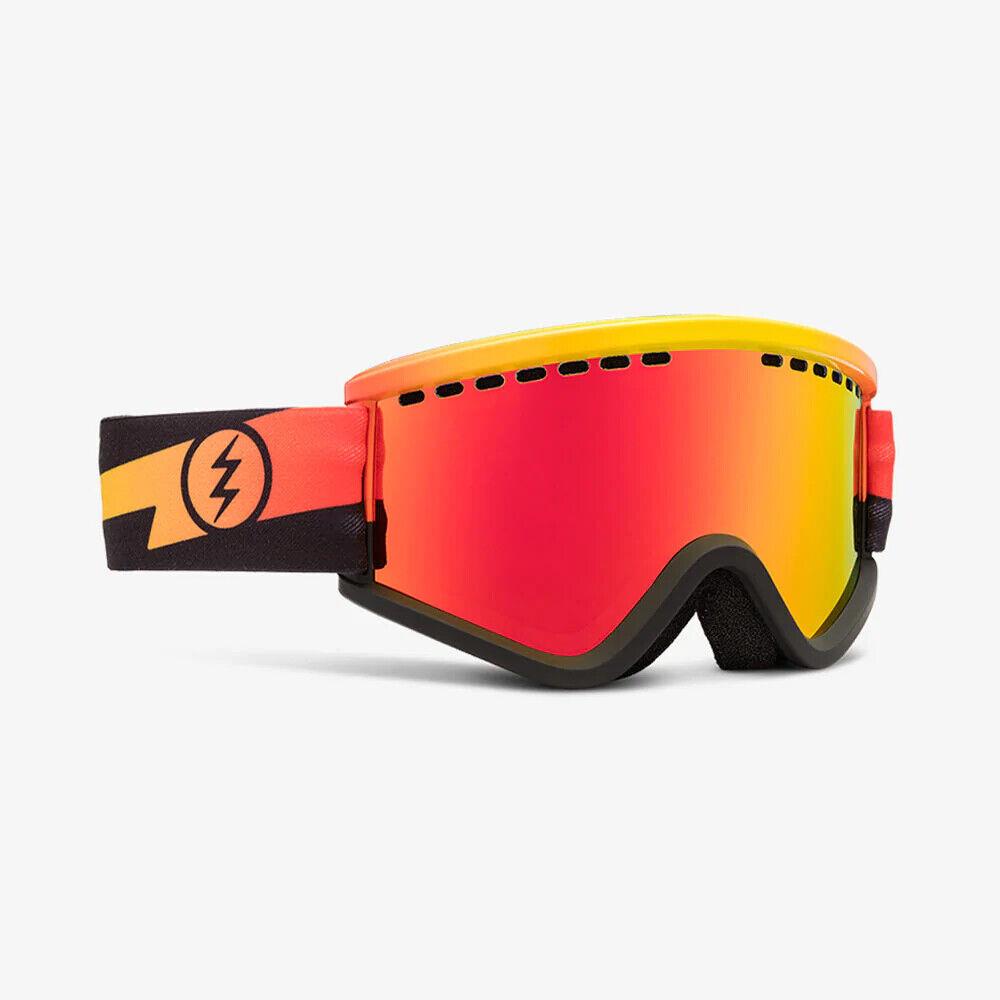 Electric Visual Egv.k Sunset Volt Youth Snowboarding Goggles Red Chrome