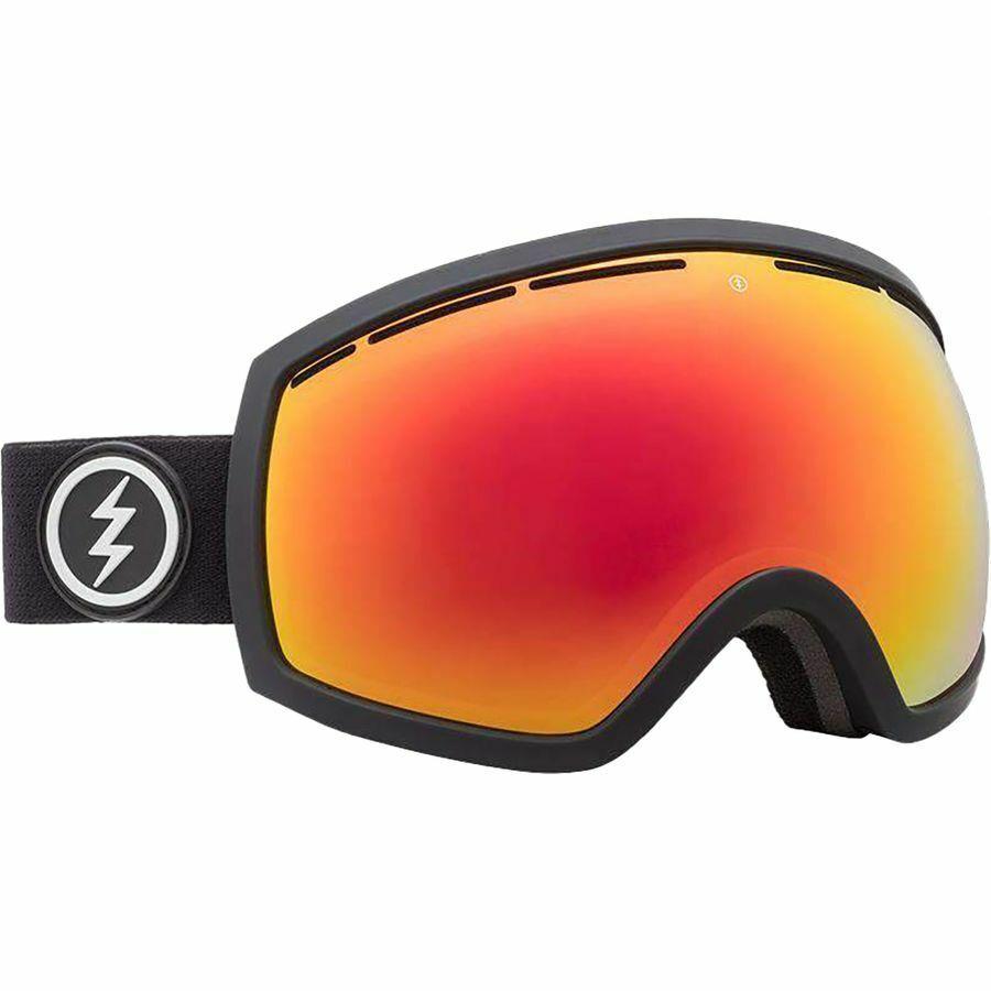 Electric Visual EG2 Matte Black Snowboarding Goggles Brose / Red Chrome
